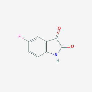 molecular formula C8H4FNO2 B027256 5-Fluoroisatin CAS No. 443-69-6