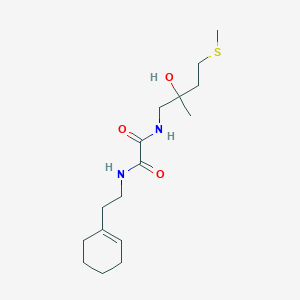 N1-(2-(cyclohex-1-en-1-yl)ethyl)-N2-(2-hydroxy-2-methyl-4-(methylthio)butyl)oxalamide