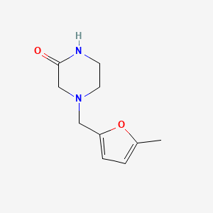 4-((5-Methylfuran-2-yl)methyl)piperazin-2-one