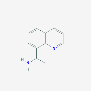 molecular formula C11H12N2 B2725645 1-Quinolin-8-yl-ethylamine CAS No. 337915-57-8