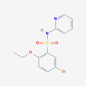 molecular formula C13H13BrN2O3S B272567 5-bromo-2-ethoxy-N-(2-pyridinyl)benzenesulfonamide 