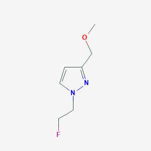 molecular formula C7H11FN2O B2725672 1-(2-fluoroethyl)-3-(methoxymethyl)-1H-pyrazole CAS No. 1856052-19-1