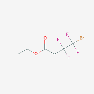 molecular formula C6H7BrF4O2 B2725684 Ethyl 4-bromo-3,3,4,4-tetrafluorobutanoate CAS No. 144850-56-6