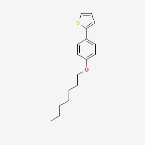 molecular formula C18H24OS B2725704 2-[4-(Octyloxy)phenyl]thiophene CAS No. 850893-32-2