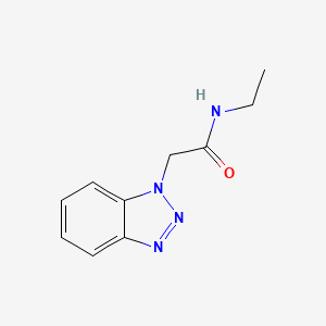 molecular formula C10H12N4O B2725706 2-(benzotriazol-1-yl)-N-ethylacetamide CAS No. 865077-99-2