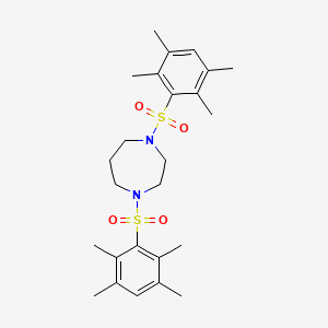 1,4-Bis(2,3,5,6-tetramethylbenzenesulfonyl)-1,4-diazepane