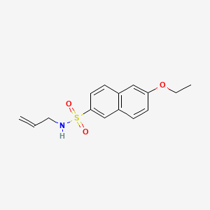 molecular formula C15H17NO3S B2725734 N-allyl-6-ethoxy-2-naphthalenesulfonamide CAS No. 1206104-79-1