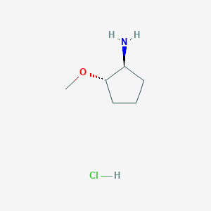 (1S,2S)-2-Methoxycyclopentan-1-amine hydrochloride