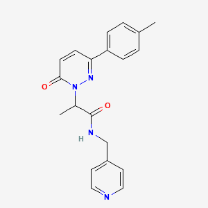 2-(6-oxo-3-(p-tolyl)pyridazin-1(6H)-yl)-N-(pyridin-4-ylmethyl)propanamide