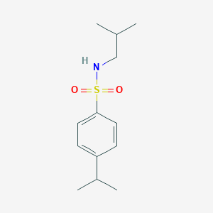 molecular formula C13H21NO2S B272576 N-isobutyl-4-isopropylbenzenesulfonamide 