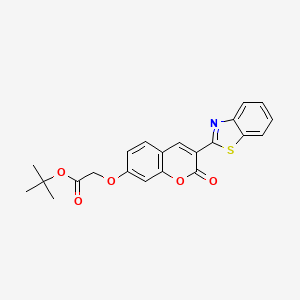 tert-butyl {[3-(1,3-benzothiazol-2-yl)-2-oxo-2H-chromen-7-yl]oxy}acetate