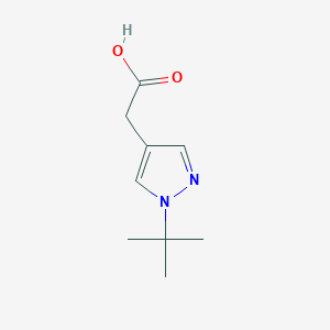 2-(1-(Tert-butyl)-1H-pyrazol-4-YL)acetic acid
