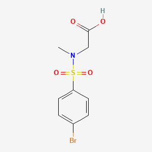 N-[(4-bromophenyl)sulfonyl]-N-methylglycine