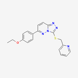 6-(4-Ethoxyphenyl)-3-((pyridin-2-ylmethyl)thio)-[1,2,4]triazolo[4,3-b]pyridazine