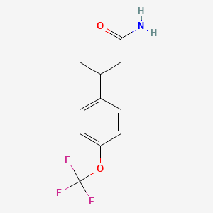 3-[4-(Trifluoromethoxy)phenyl]butanamide