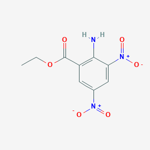 molecular formula C9H9N3O6 B2725859 Ethyl 2-amino-3,5-dinitrobenzoate CAS No. 69535-02-0
