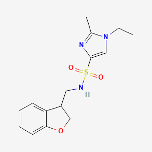 N-[(2,3-dihydro-1-benzofuran-3-yl)methyl]-1-ethyl-2-methyl-1H-imidazole-4-sulfonamide