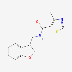 N-[(2,3-dihydro-1-benzofuran-3-yl)methyl]-4-methyl-1,3-thiazole-5-carboxamide