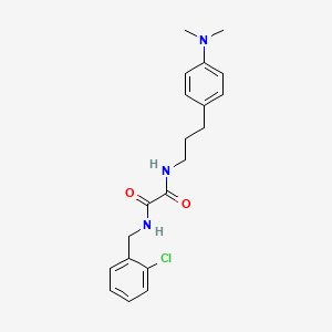 molecular formula C20H24ClN3O2 B2725893 N1-(2-chlorobenzyl)-N2-(3-(4-(dimethylamino)phenyl)propyl)oxalamide CAS No. 954242-55-8