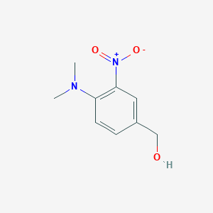 molecular formula C9H12N2O3 B2725912 [4-(Dimethylamino)-3-nitrophenyl]methanol CAS No. 1039882-00-2