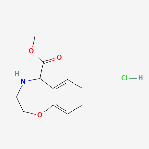 Methyl 2,3,4,5-tetrahydro-1,4-benzoxazepine-5-carboxylate hydrochloride