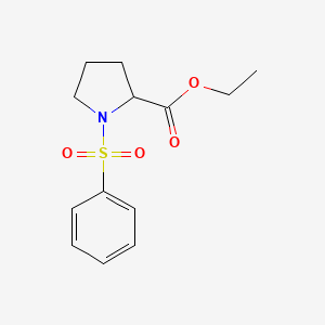 Ethyl 1-(phenylsulfonyl)prolinate