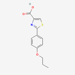 2-(4-Propoxyphenyl)-1,3-thiazole-4-carboxylic acid