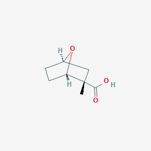 molecular formula C8H12O3 B2726000 (1S,2S,4R)-2-Methyl-7-oxabicyclo[2.2.1]heptane-2-carboxylic acid CAS No. 2243510-63-4