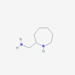 molecular formula C7H16N2 B2726022 氮杂庚烷-2-基甲胺 CAS No. 42839-32-7