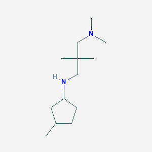molecular formula C13H28N2 B2726029 N,N,2,2-tetramethyl-N'-(3-methylcyclopentyl)propane-1,3-diamine CAS No. 415955-01-0