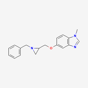 5-[(1-Benzylaziridin-2-yl)methoxy]-1-methylbenzimidazole