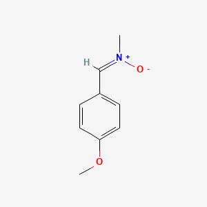 molecular formula C9H11NO2 B2726038 1-(4-甲氧基苯基)-N-甲基甲烯亚胺 氧化物 CAS No. 102972-06-5
