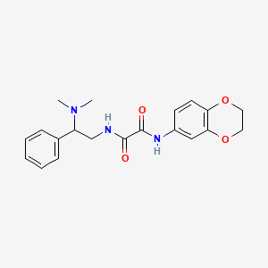 N1-(2,3-dihydrobenzo[b][1,4]dioxin-6-yl)-N2-(2-(dimethylamino)-2-phenylethyl)oxalamide