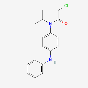 2-chloro-N-[4-(phenylamino)phenyl]-N-(propan-2-yl)acetamide