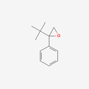 molecular formula C12H16O B2726138 2-tert-Butyl-2-phenyloxirane CAS No. 107847-16-5