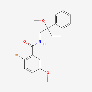 molecular formula C19H22BrNO3 B2726187 2-溴-5-甲氧基-N-(2-甲氧基-2-苯基丁基)苯甲酰胺 CAS No. 1796946-17-2