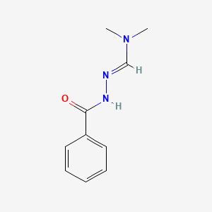 molecular formula C10H13N3O B2726196 N-[(E)-二甲胺基甲亚胺]苯甲酰胺 CAS No. 308239-34-1