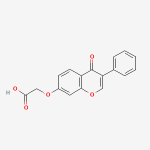 [(4-oxo-3-phenyl-4H-chromen-7-yl)oxy]acetic acid