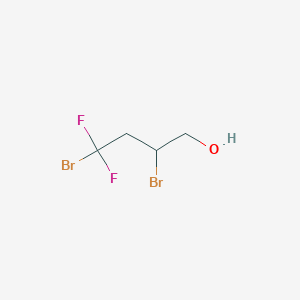 2,4-Dibromo-4,4-difluoro-1-butanol