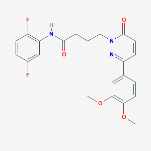 N-(2,5-difluorophenyl)-4-(3-(3,4-dimethoxyphenyl)-6-oxopyridazin-1(6H)-yl)butanamide