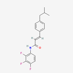 3-(4-isobutylphenyl)-N-(2,3,4-trifluorophenyl)acrylamide