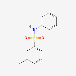 molecular formula C13H13NO2S B2726335 3-methyl-N-phenylbenzene-1-sulfonamide CAS No. 116436-08-9