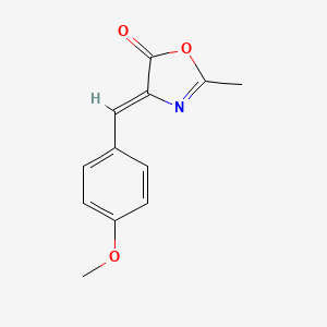 molecular formula C12H11NO3 B2726341 (Z)-4-(4-Methoxybenzylidene)-2-methyloxazol-5(4H)-one CAS No. 71198-72-6