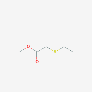 molecular formula C6H12O2S B2726449 Methyl 2-Propan-2-ylsulfanylacetate CAS No. 190062-93-2