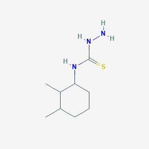molecular formula C9H19N3S B2726491 3-Amino-1-(2,3-dimethylcyclohexyl)thiourea CAS No. 953807-00-6