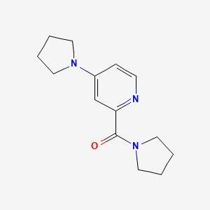 Pyrrolidin-1-yl-(4-pyrrolidin-1-ylpyridin-2-yl)methanone