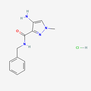 4-Amino-N-benzyl-1-methyl-1H-pyrazole-3-carboxamide hydrochloride
