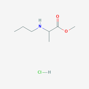 molecular formula C7H16ClNO2 B2726510 Methyl propylalaninate hydrochloride CAS No. 2170123-33-6