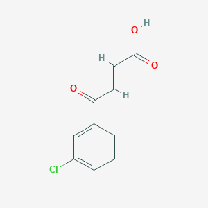 (E)-4-(3'-chlorophenyl)-4-oxo-2-butenoic acid