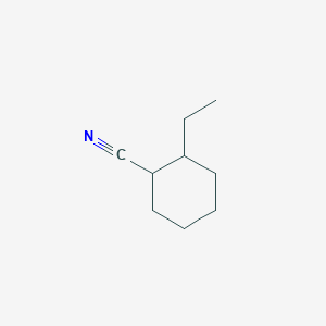 molecular formula C9H15N B2726542 2-Ethylcyclohexane-1-carbonitrile CAS No. 1342882-18-1